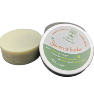 Réalisation d'étiquettes produits - étiquette pour un savon à barbe