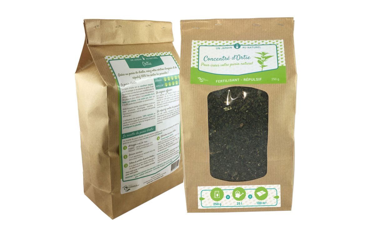 Des étiquettes pour une gamme de produits pour le jardin : création graphique et mise en page