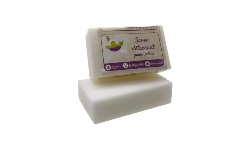 Création d'une étiquette produit pour un savon détachant