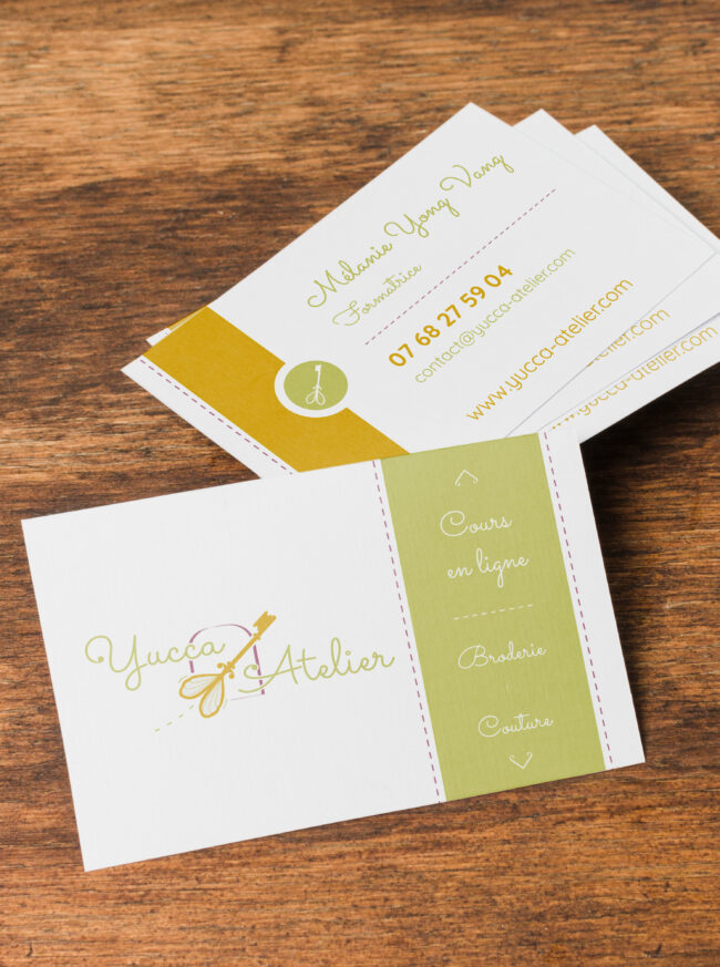 Création d'une carte de visite et un logo