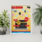 Création d'une affiche pour une offre de Noël