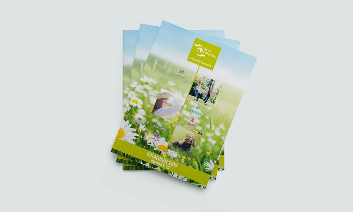 Création d'un catalogue 36 pages 2019 Printemps-été