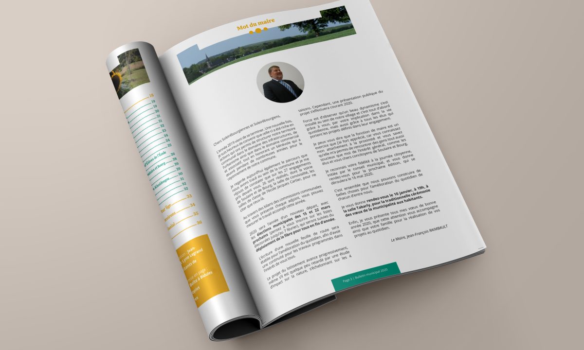 Création d'un bulletin municipal 2020