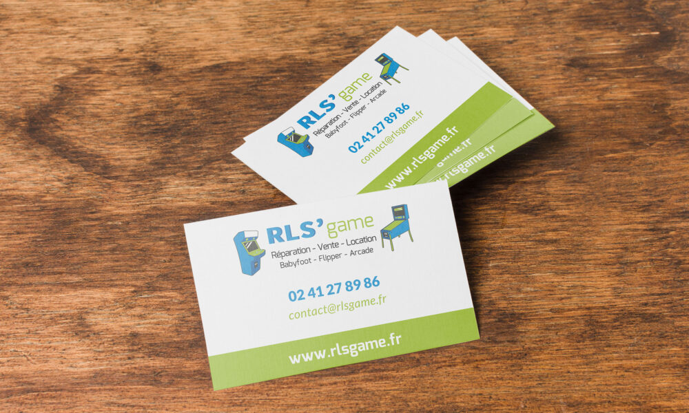 Conception d'une carte de visite pour RLS'game