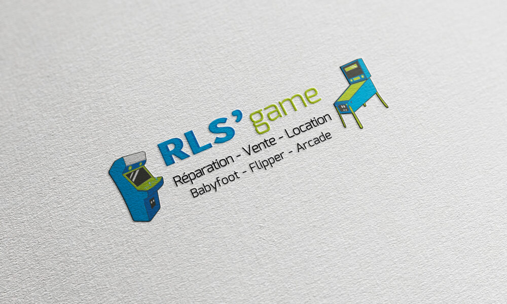 Conception d'un logo et d'une carte de visite pour RLS'game