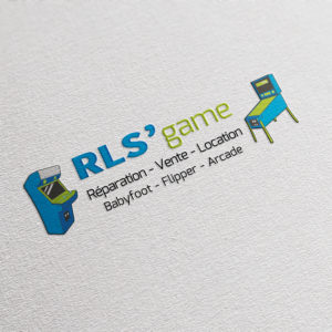 Conception d'un logo et d'une carte de visite pour RLS'game