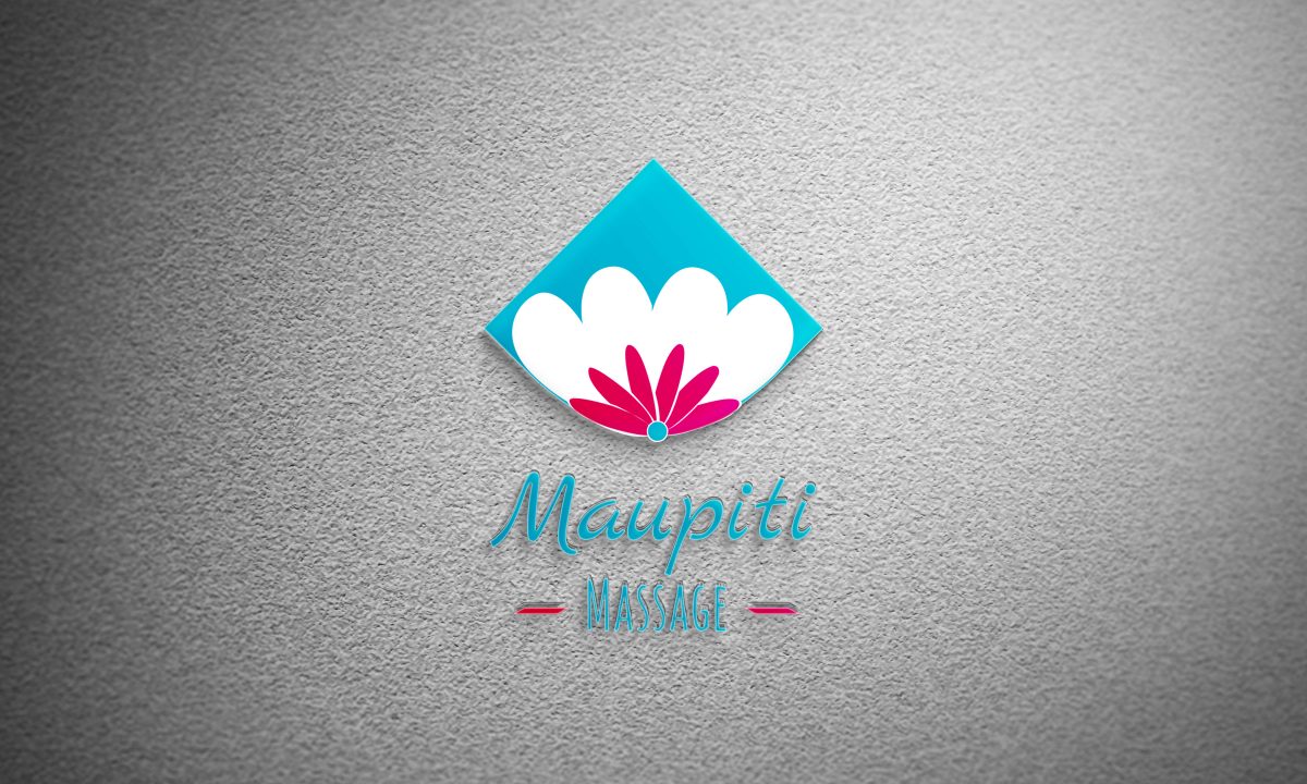 Conception d'une identité visuelle : le logo de Maupiti Massage