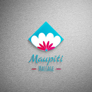 Conception d'une identité visuelle : le logo de Maupiti Massage