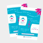 Conception d'une identité visuelle : le flyer de Maupiti Massage