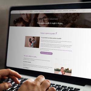 Création de site internet à Angers pour une photographe