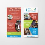 Conception d'un dépliant pour une entreprise de jeux de café