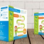 Conception d'un dépliant pour une carte fidélité : extérieur