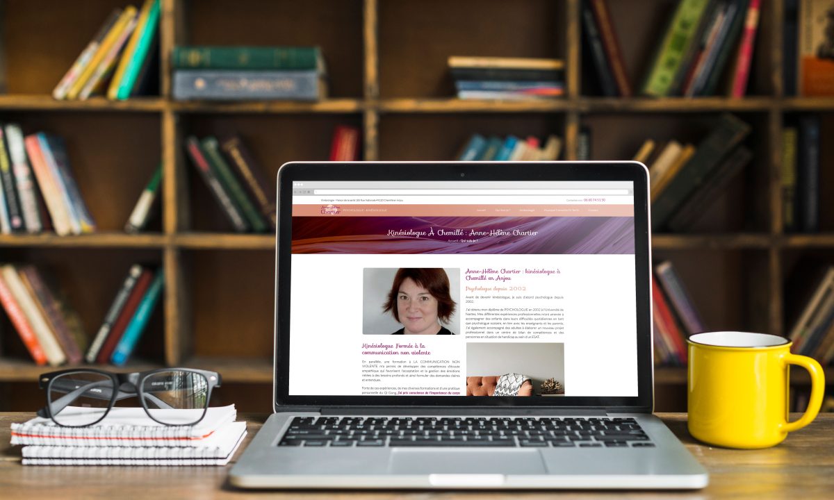 Création d'un site internet pour une kinésiologue