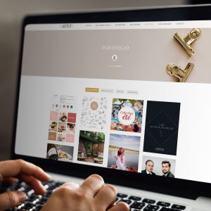 Réalisation d'un site vitrine pour une agence de communication : le portfolio