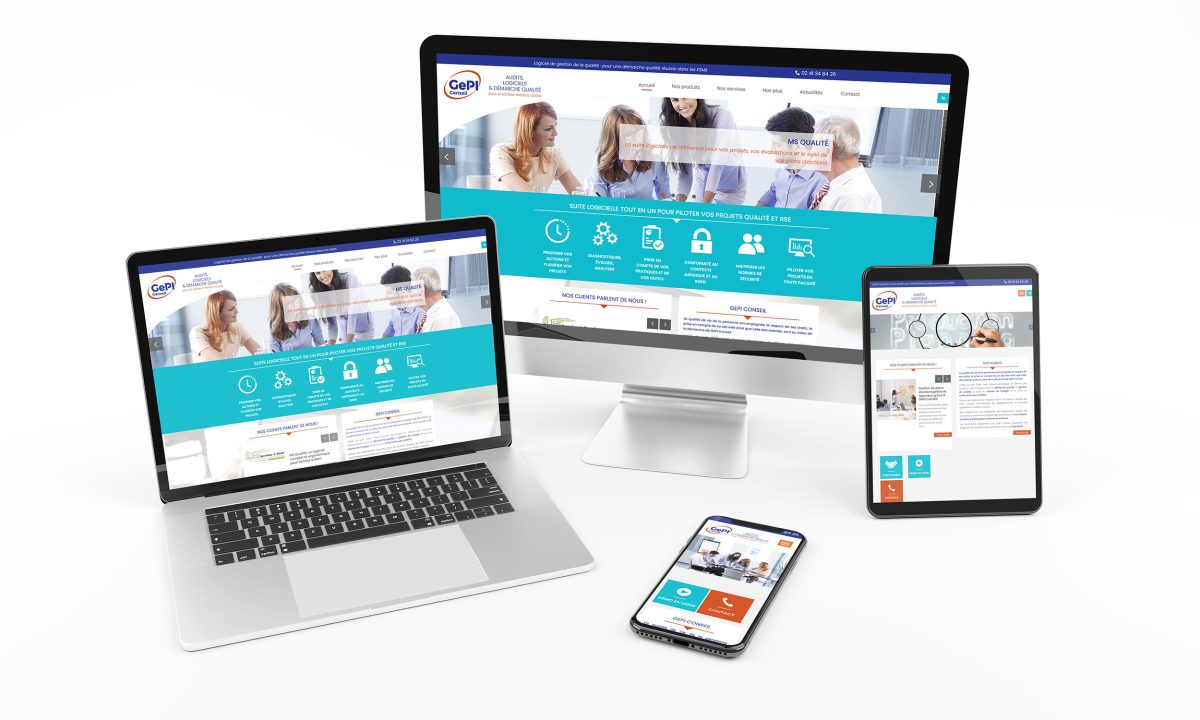 Conception d'un site internet pour une suite de logiciels