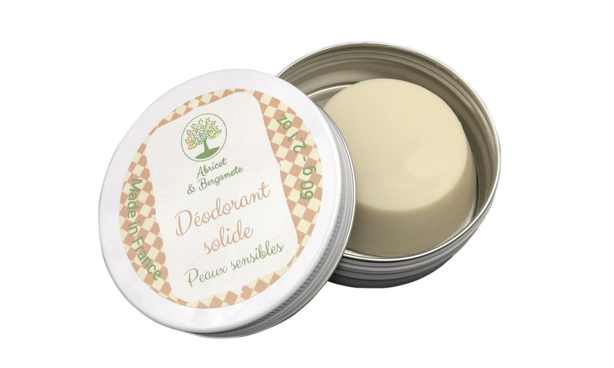 Création d'étiquette pour un déodorant solide