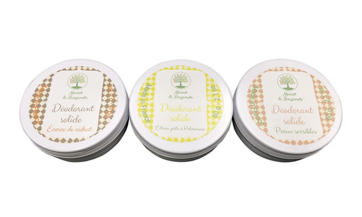 Conception d'étiquettes pour une gamme de déodorants solides