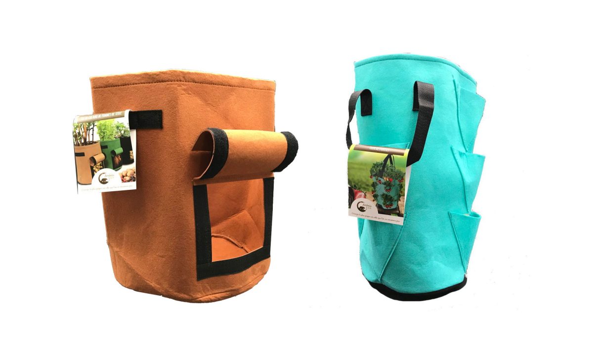 Création de 4 étiquettes produits autour du jardin