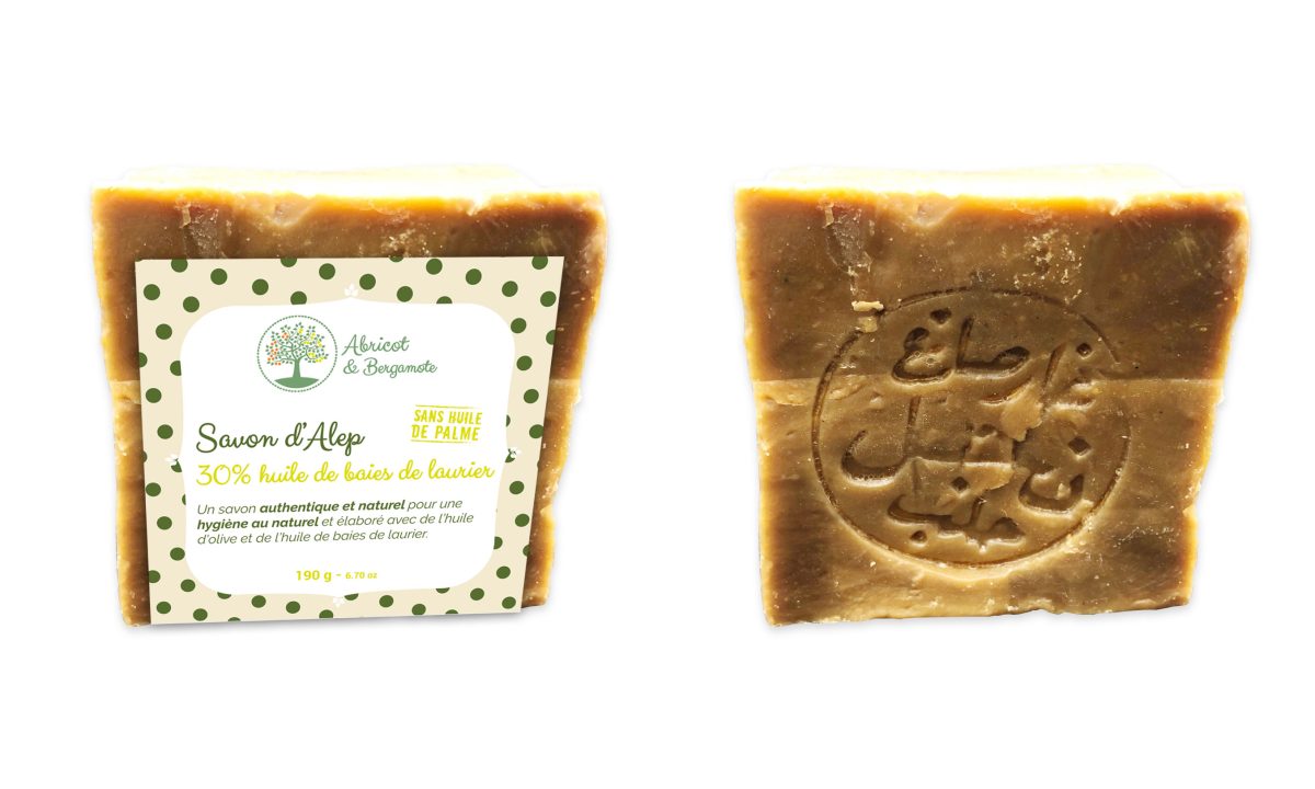 Conception de 3 étiquettes pour du savon d'Alep