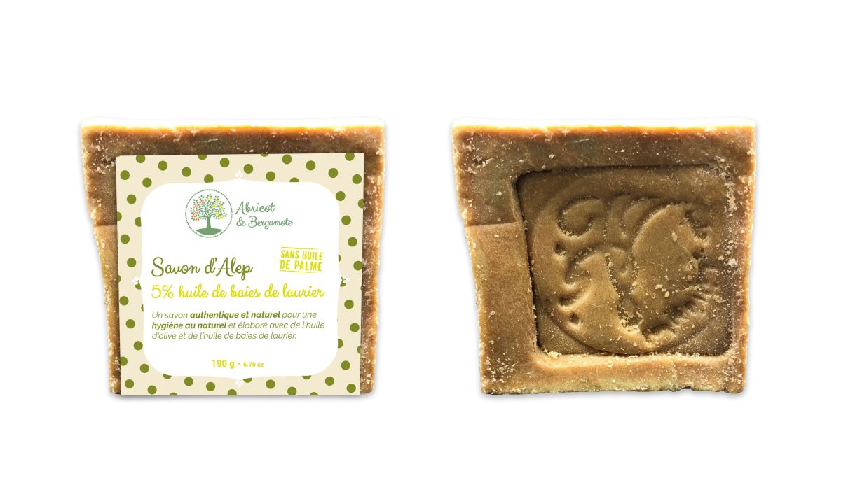 Réalisation de 3 étiquettes pour du savon d'Alep