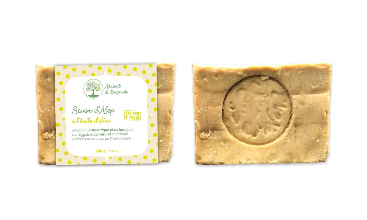 Création de 3 étiquettes pour du savon d'Alep