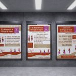 Création d'affiches et d'un flyer pour des stages autour de l'Afrique de l'Ouest