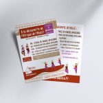 Création d'un flyer pour des stages autour de l'Afrique de l'Ouest