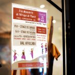 Création d'affiches pour des stages autour de l'Afrique de l'Ouest