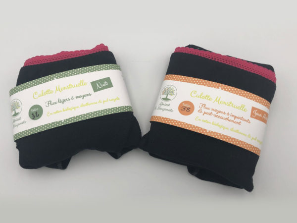 Création d'étiquettes sur-mesure pour des culottes menstruelles