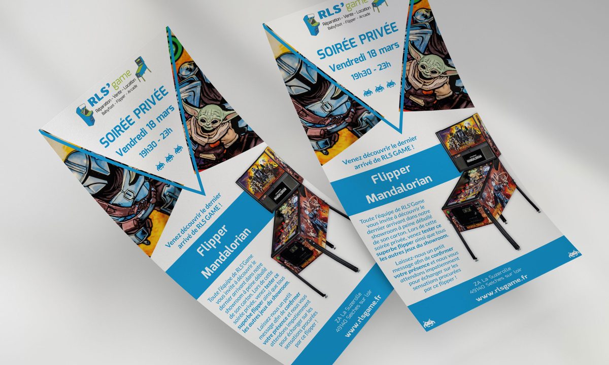 Création d'un flyer recto pour une soirée