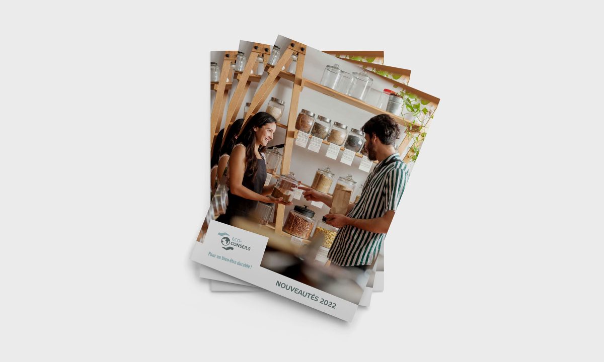 Conception d'un catalogue 4 pages - Création catalogue Angers Graphiste