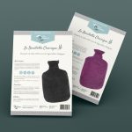 Création d'étiquettes sur-mesure pour des bouillottes - graphiste Angers