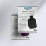 Réalisation d'étiquettes sur-mesure pour des bouillottes - graphiste Angers