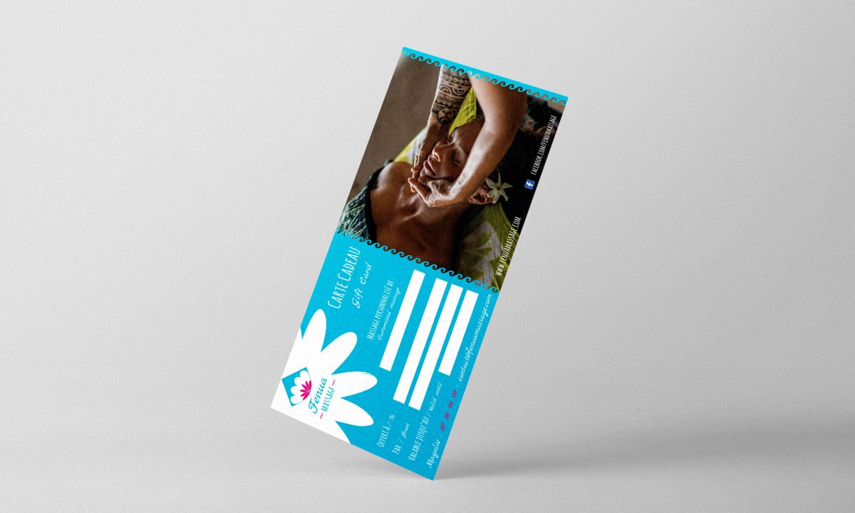 Refonte d'une identité visuelle : bon cadeau