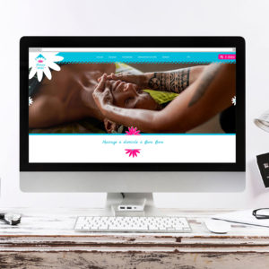 Un site internet sur-mesure pour une entreprise proposant des massages à domicile