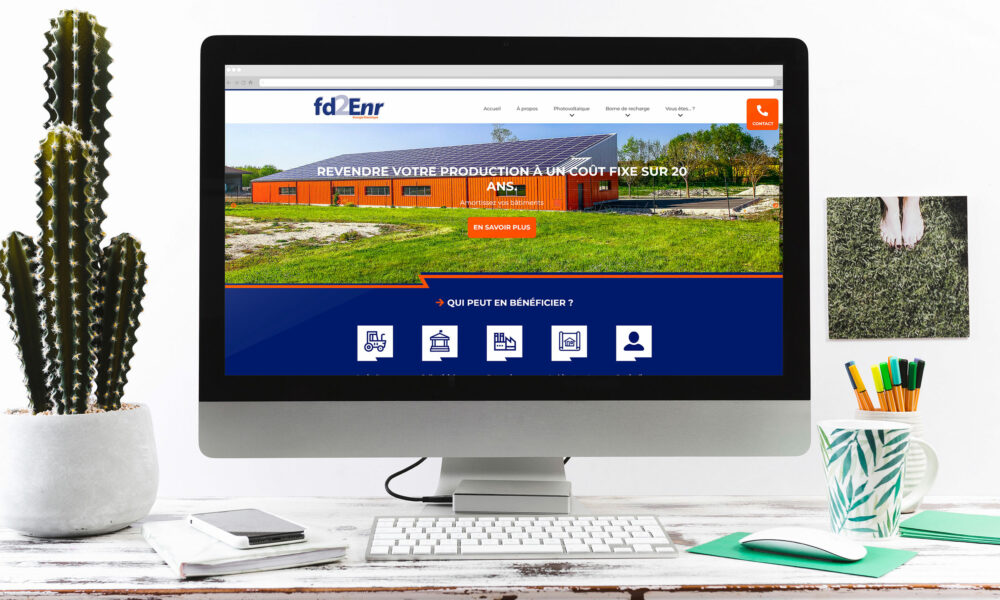 Création d'un site web sur-mesure pour une entreprise à Cantenay-Épinard