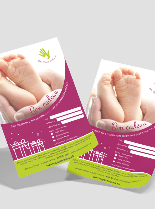 Conception d'un bon cadeau