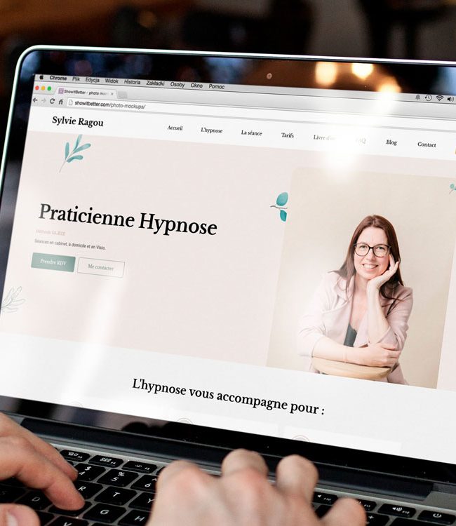 Création d'un site internet pour une praticienne en hypnose