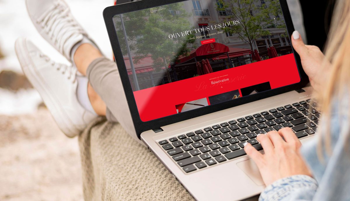 Création d'un site internet pour un restaurant Angers - graphiste