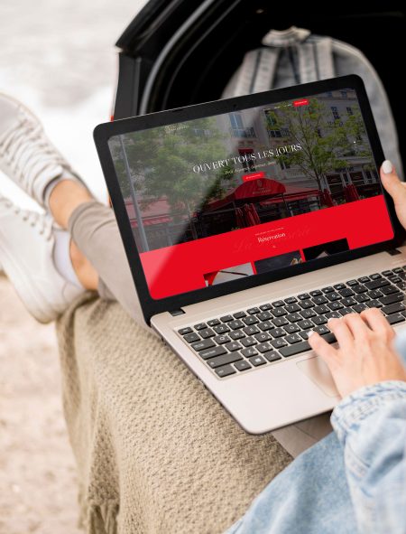 Création d'un site internet pour un restaurant Angers - graphiste