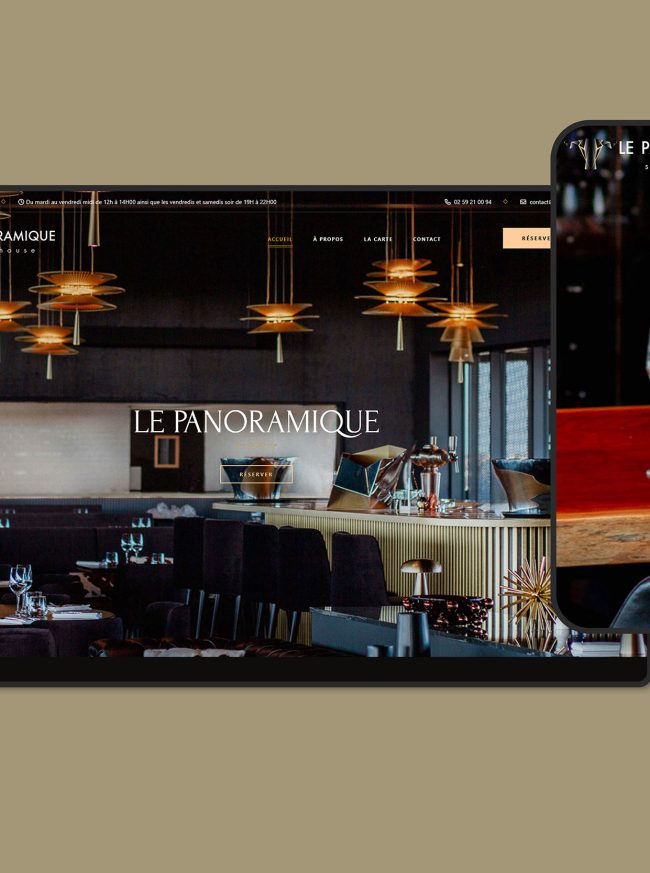 Création d'un site internet pour un restaurant à Angers