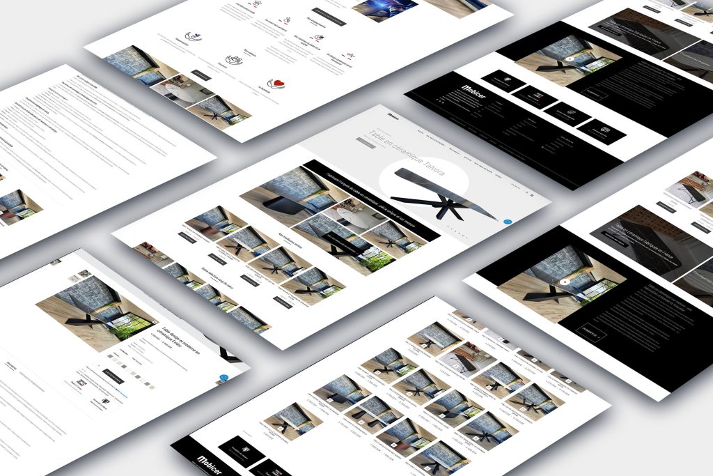 Refonte de site internet : un site internet pour vendre des meubles haut de gamme en ligne