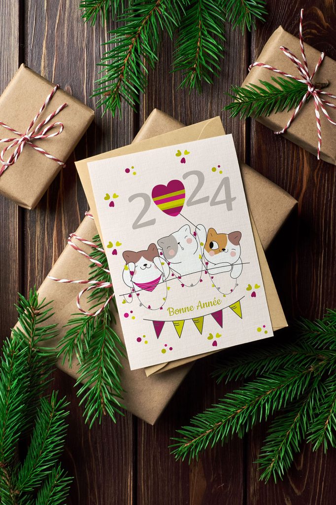 Créer une carte de vœux originale avec authenticité