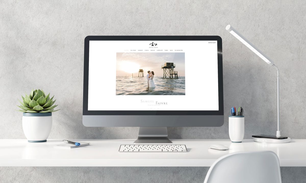 Refonte d'un site internet pour un photographe
