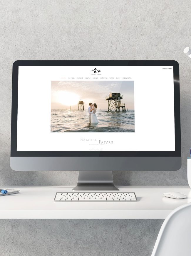 Refonte d'un site internet pour un photographe